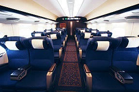 Green car, 1ste klas in Japan